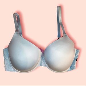 Victoria’s secret Pink aqua/gray lined demi 36d
